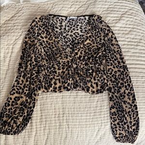 Zara cropped long sleeve